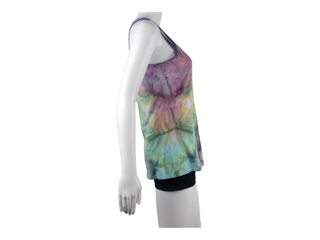 Women's XS Tie-dye Flowy Racerback Tank Top