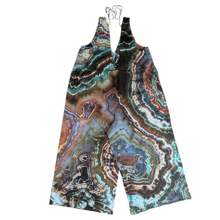 Women's XXL Tie-dye Flowy Jumpsuit