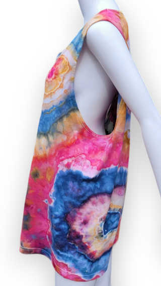 Men's XXL Geode Tie-dye Tank Top