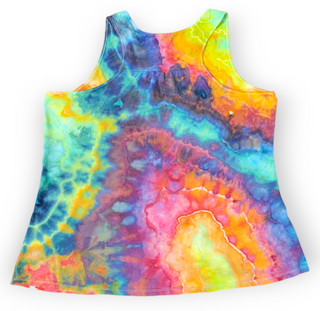 Women's XXL Tie-dye Racerback Tank top