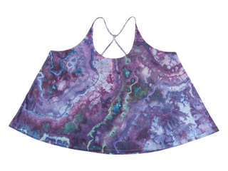 Women's 4XL Flowy Tie-dye Tank Top