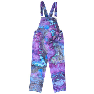 Women's Large Tie-dye Loose Fit Overalls