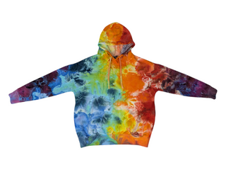 Women's Large Tie-dye Pullover Buffalo Hoodie