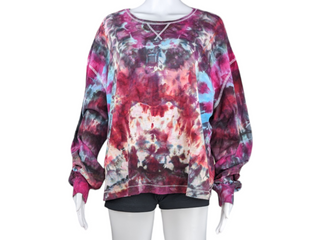 Women's XL Tie-dye Long Sleeve Top