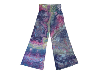 Women's XL Tie-dye Flowy Wide Leg Palazzo Pants