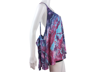 Women's 3XL Flowy Tie-dye Tank Top