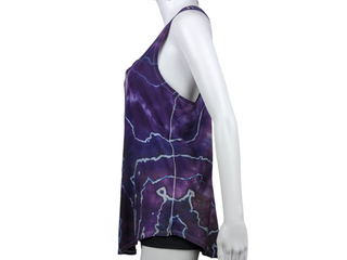 Women's XL Flowy Tie-dye Racerback Tank Top