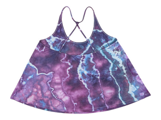 Women's Large Flowy Tie-dye Tank Top