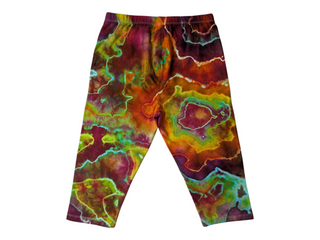 Women's Large Tie-dye Capri Leggings