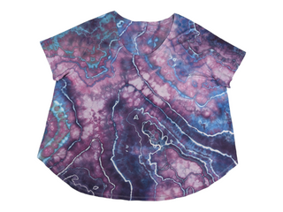 Women's 4XL Tie-dye Top