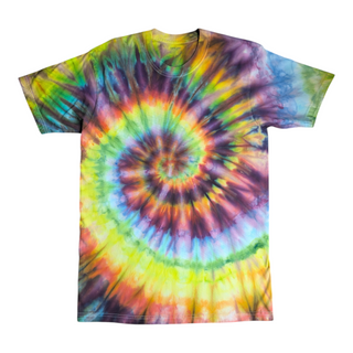 Men's Medium Spiral Tie-dye T-Shirt