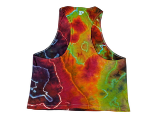 Women's Medium Tie-dye Racerback Tank Top