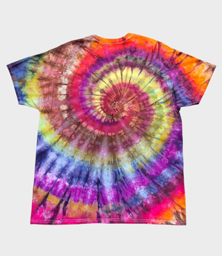 Men's XL Column/Spiral Tie Dye T-Shirt