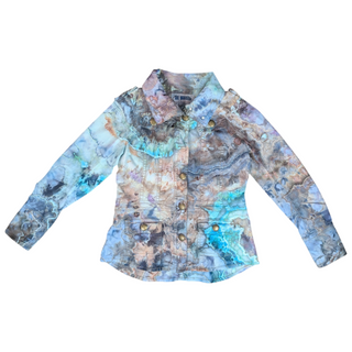 Women's Large Upcycled Tie-dye Jacket