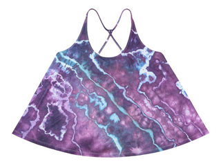 Women's Large Flowy Tie-dye Tank Top