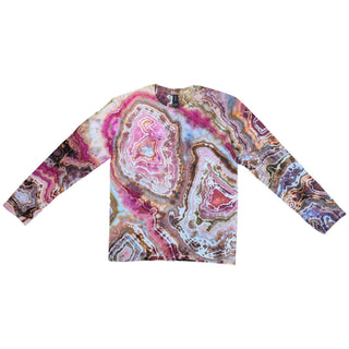 Men's Medium Tie-dye Long-Sleeved Lightweight T-Shirt