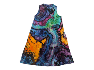 Women's Small Reversed Tie-Dye Dress