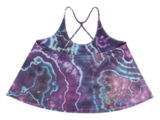 Women's XXL Flowy Tie-dye Tank Top