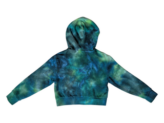 Youth Small Tie-dye Zip Up Hoodie