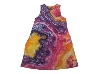 Women Large Reversed Tie-dye Dress