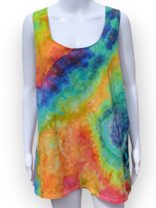 Women's XXL Tie-dye Racerback Tank top