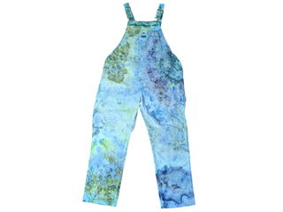 Women's 2XL Tie-dye Overalls