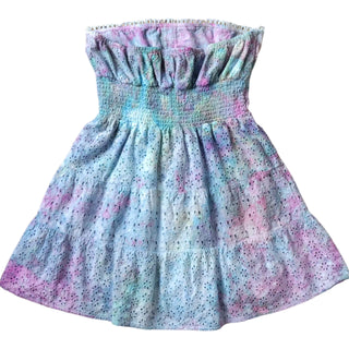 Women's Medium Tie-dye Strapless Dress