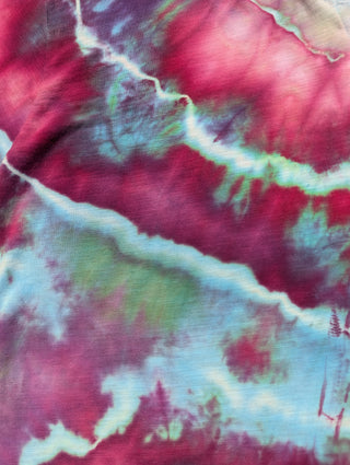 Women's Medium Tie-dye Lightweight Zip Up Hoodie