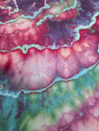 Women's Medium Tie-dye Lightweight Zip Up Hoodie