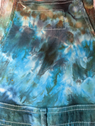 Women's Small Tie-dye Painter's Overalls