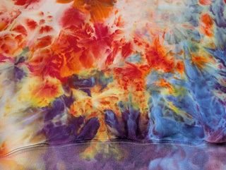 Women's Medium Tie-dye Buffalo Pullover Hoodie