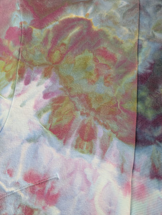 Women's Large Tie-Dye Cardigan Sweatshirt