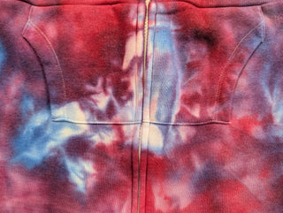 Youth Medium Tie-dye Zip Up Hoodie