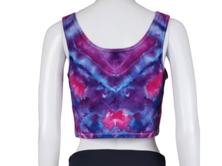 Women's XL Tie-dye Crop Top Tank Top