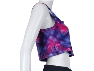 Women's XL Tie-dye Crop Top Tank Top