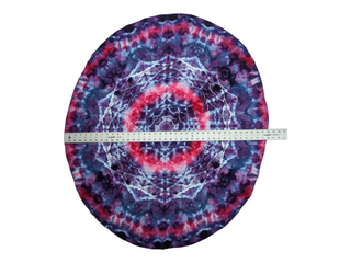 Tie-dye Mandala Oval Tapestry