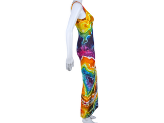 Women's XS Rainbow Geode Tie Dye Dress