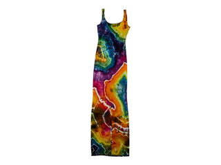 Women's XS Rainbow Geode Tie Dye Dress