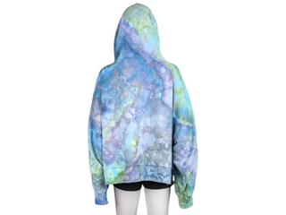 Women's XXL Tie-dye Zip Up Hoodie