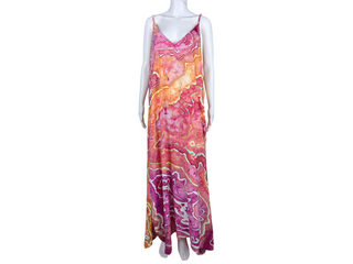 Women's 3XL Tie-dye Maxi Dress