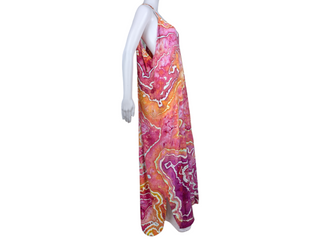 Women's 3XL Tie-dye Maxi Dress