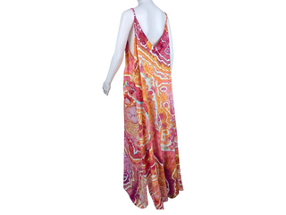 Women's 3XL Tie-dye Maxi Dress