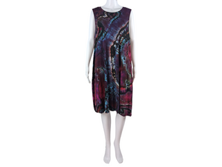 Women's 3XL Reversed Tie-dye Dress