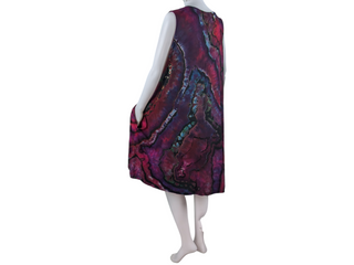 Women's 3XL Reversed Tie-dye Dress