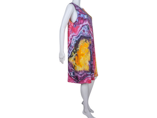 Women Large Reversed Tie-dye Dress