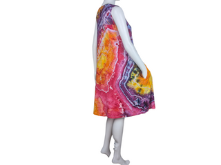 Women Large Reversed Tie-dye Dress