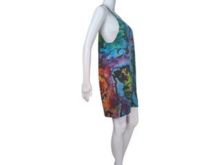 Women's Small Reversed Tie-dye Jumper