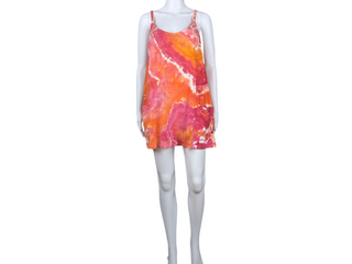 Women's XL Tie-dye Tennis Dress Romper