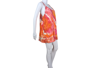 Women's XL Tie-dye Tennis Dress Romper