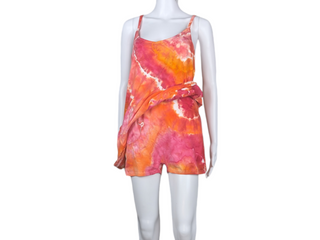 Women's XL Tie-dye Tennis Dress Romper